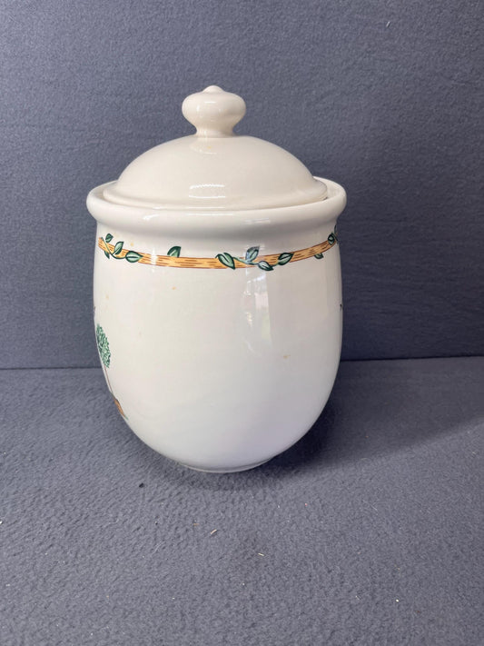Vintage Thomson Pottery Birdhouse Canister with Lid | Unique Home Decor & Kitchen Storage | Cottagecore Vintage Pottery