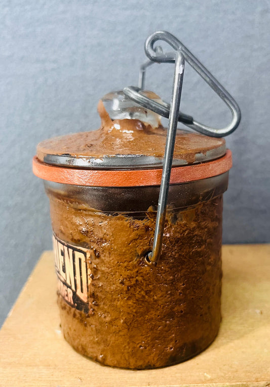 Cooks Friend Baking Soda Grungy Jar | Rustic Kitchen Decor & Storage Solution for Baking Essentials