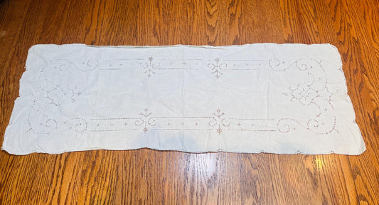 Vintage Table Runner | Bohemian Decor, Handcrafted Fabric, Artistic Embroidery, Perfect for Dining Table & Events