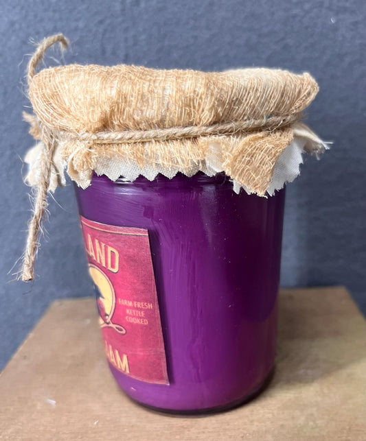 Fruit Jam Jar Display Rustic Decor for Kitchen & Farmhouse Style Home Decor, Vintage Glass Storage Jar