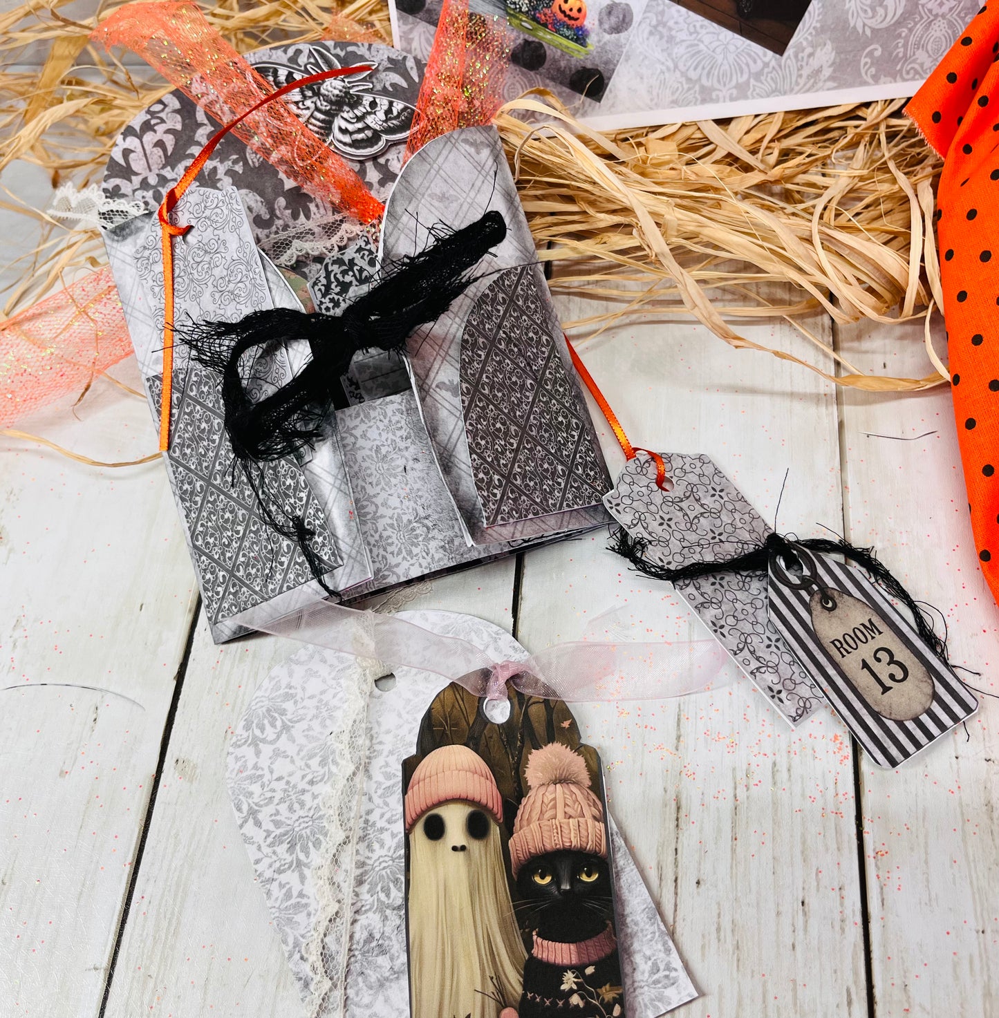Moody Manor Junk Journal Kit β Spooky Cottagecore Paper Craft for Fall & Halloween