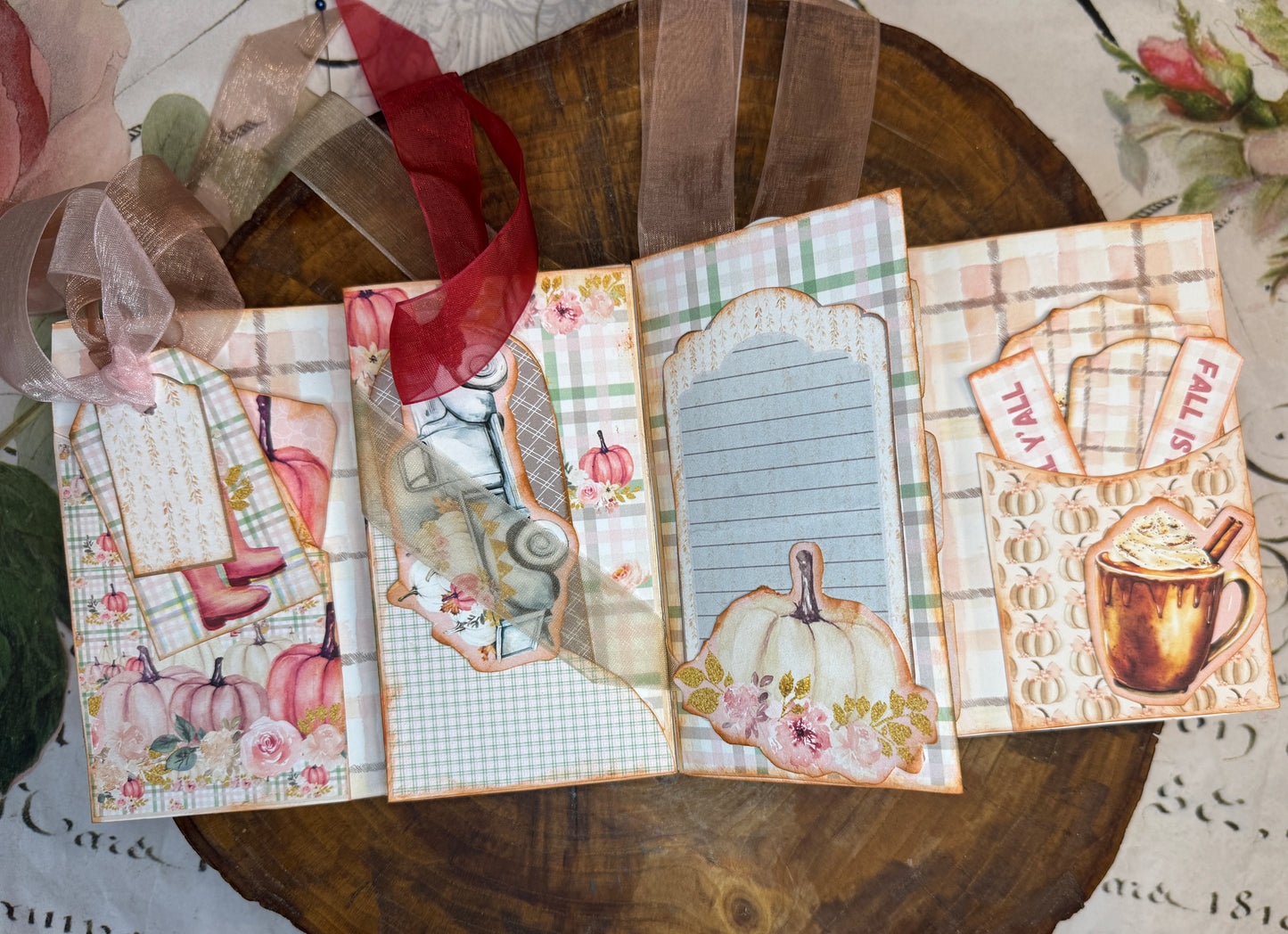 🍁 Fall Y’all Folio Pocket Card Kit– Handmade Autumn Greeting & Gift Card Holder 🍁