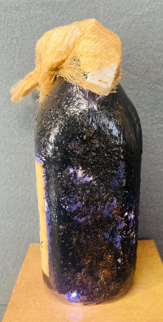 Rustic Grungy Milk Jug | Vintage Farmhouse Decor | Unique Kitchen Accessory | Shabby Chic Home Art