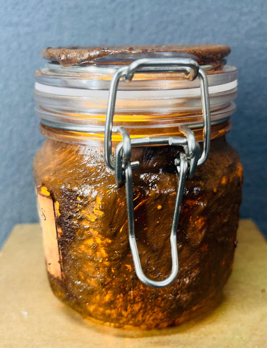 Flour Grungy Jar - Rustic Kitchen Storage, Vintage Style, Farmhouse Decor, Organize Your Pantry, Unique Gift Idea