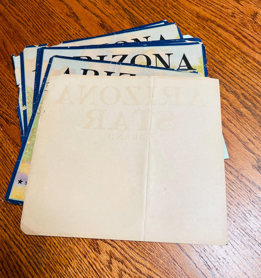 Vintage Arizona Star Brand Label - Retro Western Americana Décor & Collectible Gift
