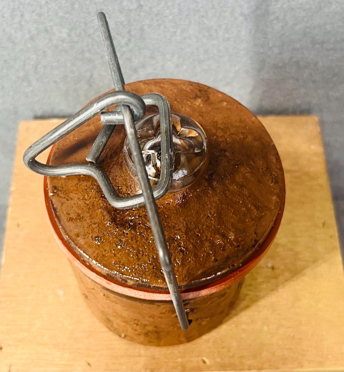 Cooks Friend Baking Soda Grungy Jar | Rustic Kitchen Decor & Storage Solution for Baking Essentials