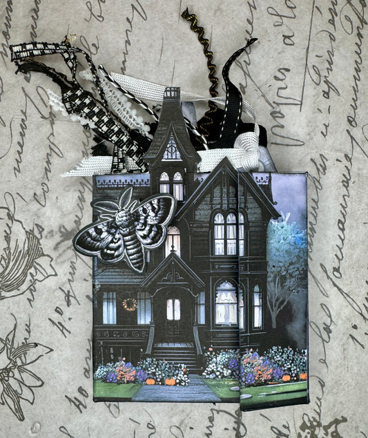 Twilight Manor “Memory Keeper” Junk Journal Kit – Gothic Vintage Ephemera for Scrapbooking & DIY Crafts