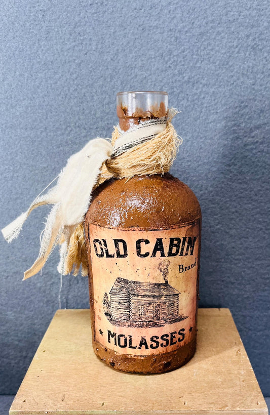 Rustic Molasses Jug Vintage Kitchen Decor Farmhouse Style Collectible jar