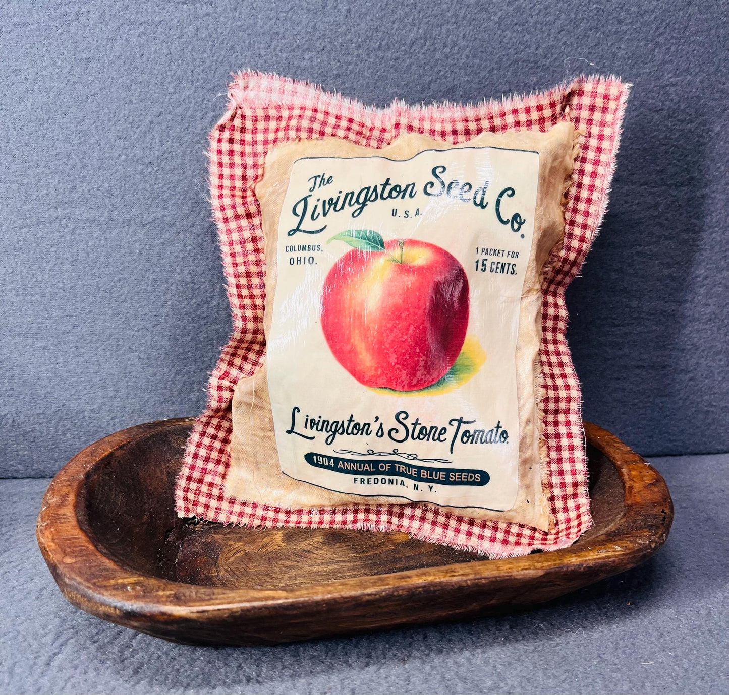 Bag of Apple Rustic Decor - Farmhouse Style Home accents, Country Kitchen Decor, Autumn Decor, Natural Elements, Eco-Friendly Decor