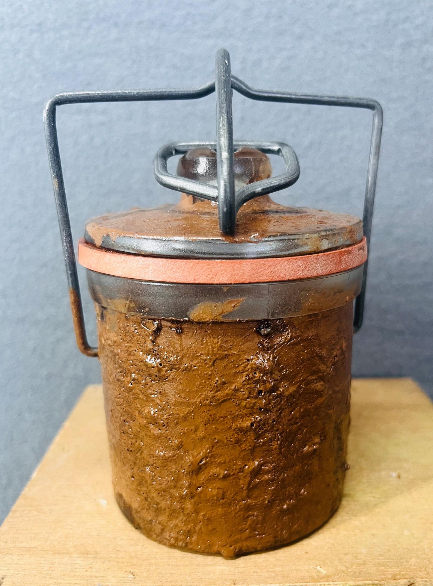 Cooks Friend Baking Soda Grungy Jar | Rustic Kitchen Decor & Storage Solution for Baking Essentials